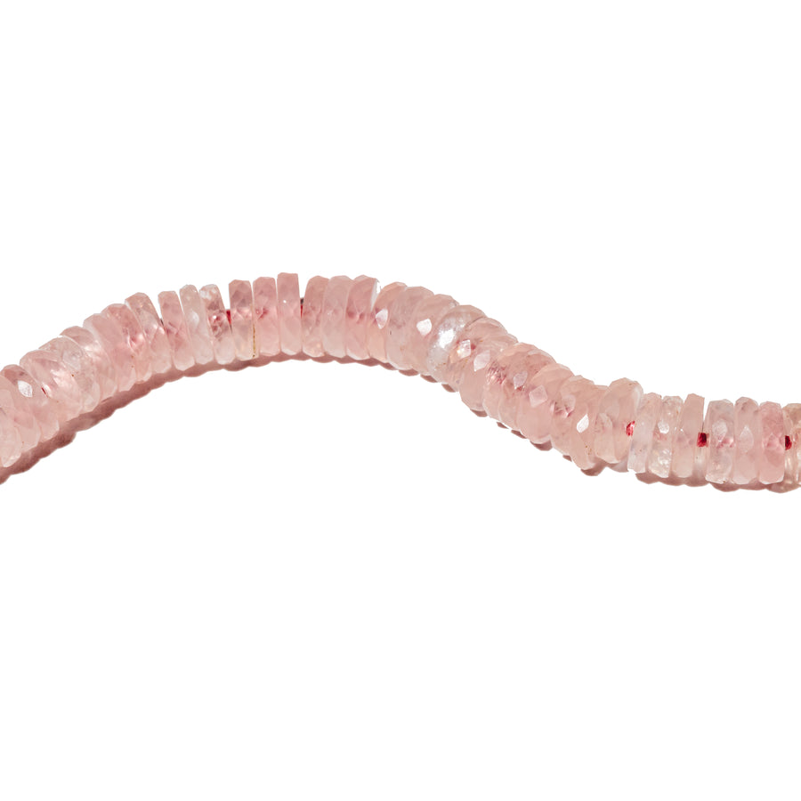 Atlas Rose Quartz Faceted Gemstone Necklace