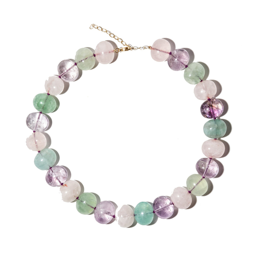 Oracle Earth Quartz Sphere Necklace