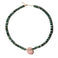 Atlas Emerald Rose Quartz Charm Necklace