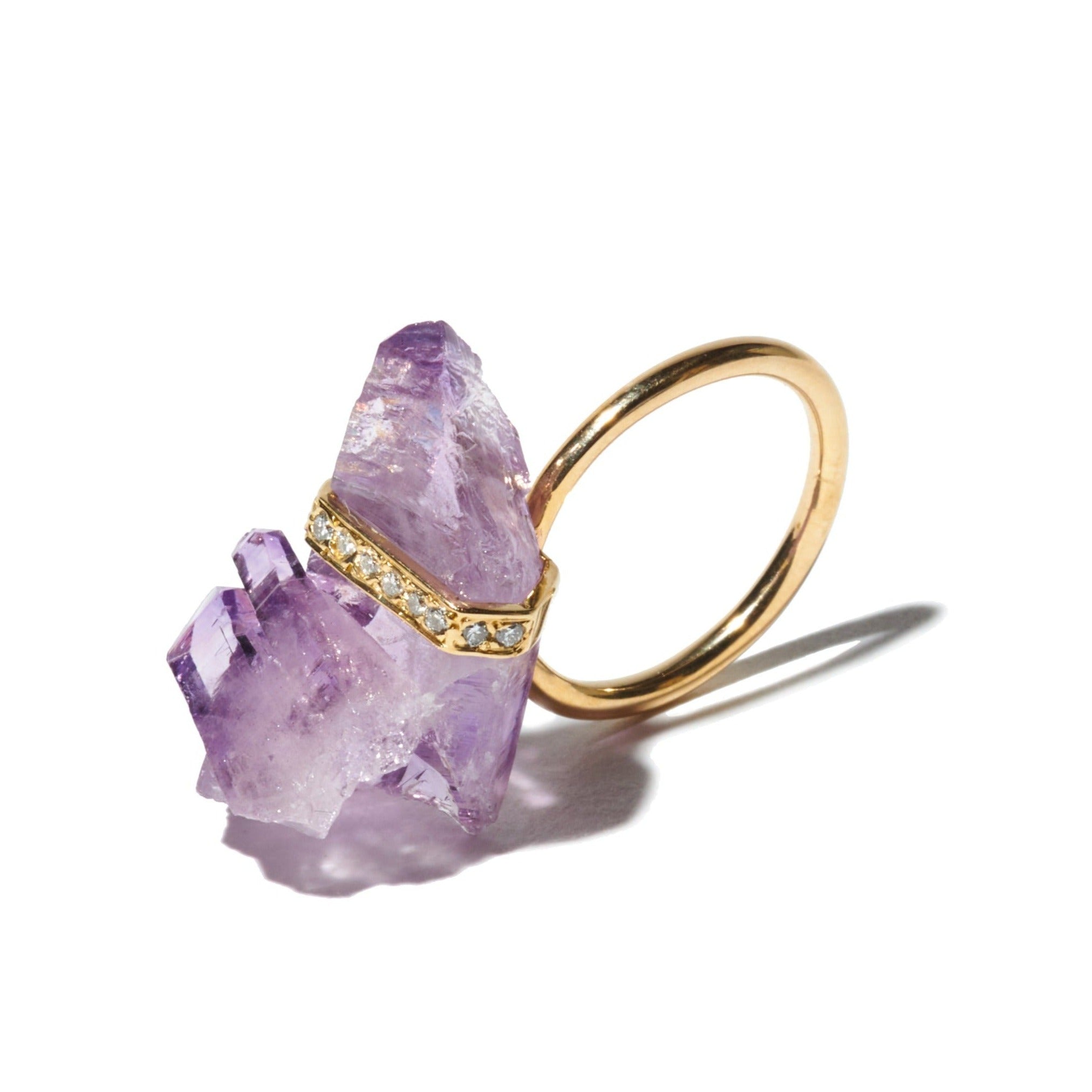 Amethyst Druzy Ring, Natural Druzy Ring, Crystal Ring, Large Gemstone –  Love, Lily and Chloe