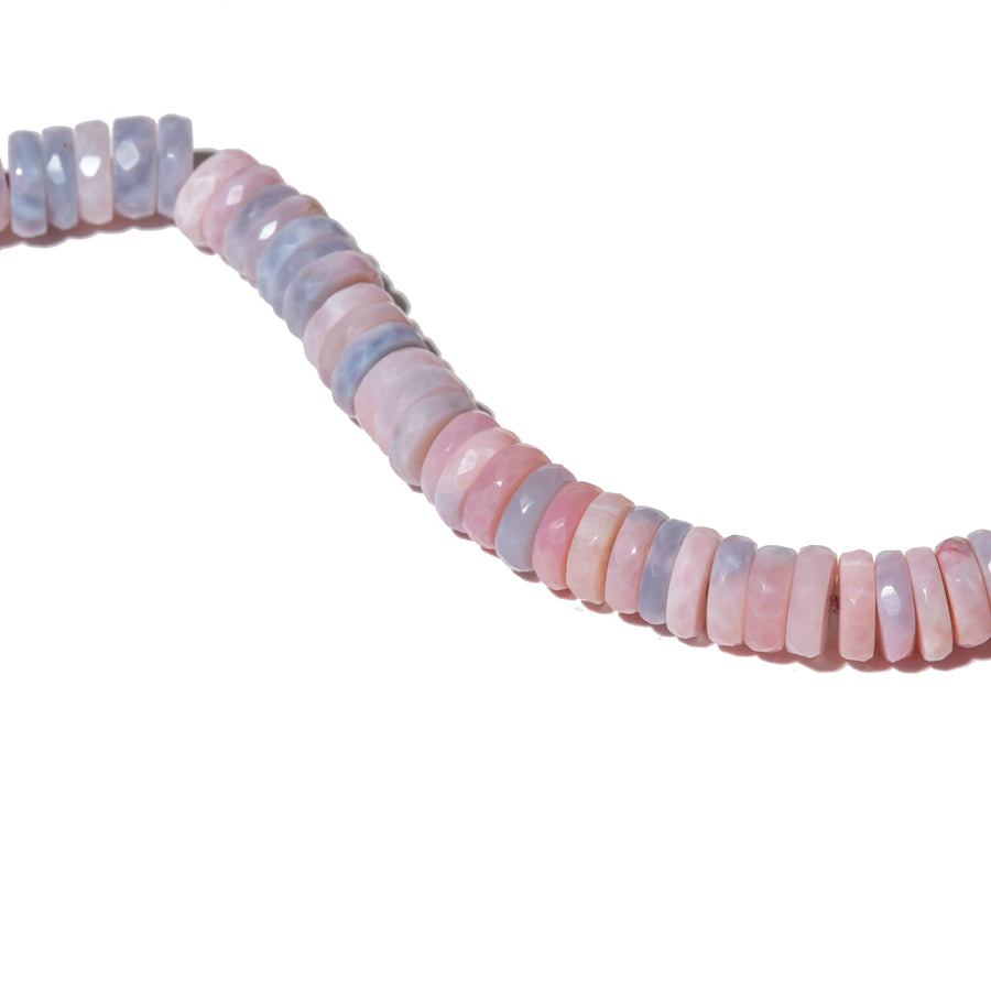 Atlas Pink Opal Faceted Gemstone Necklace