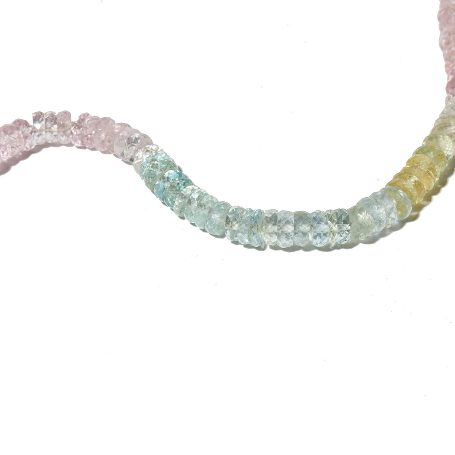 Atlas Aquamarine Faceted Cut Necklace