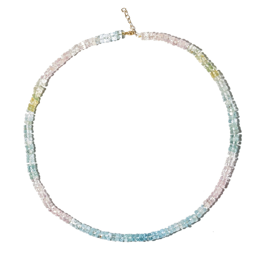Atlas Aquamarine Faceted Cut Necklace