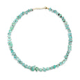 Gaia Blue Apatite and Herkimer Diamond Necklace