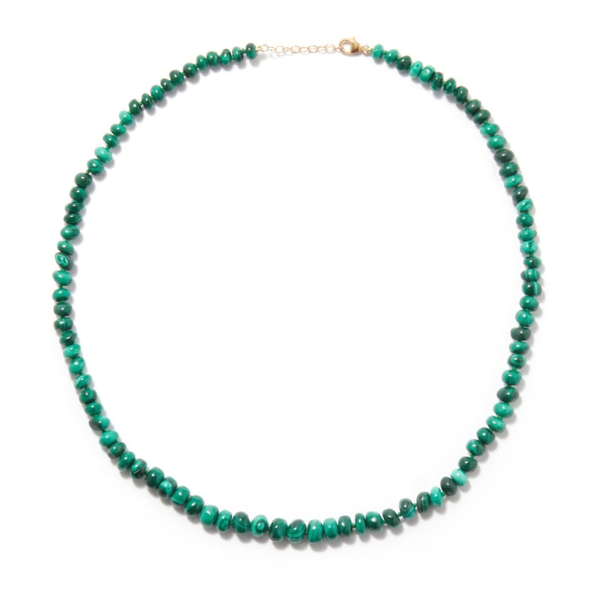 LARNAUTI North Star Malachite Pendant Necklace, Gold/Green at John Lewis &  Partners