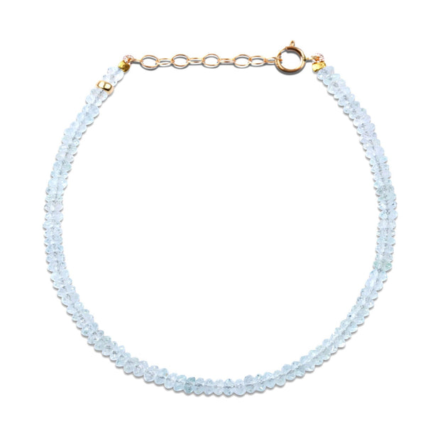 March Birthstone Aquamarine Bracelet