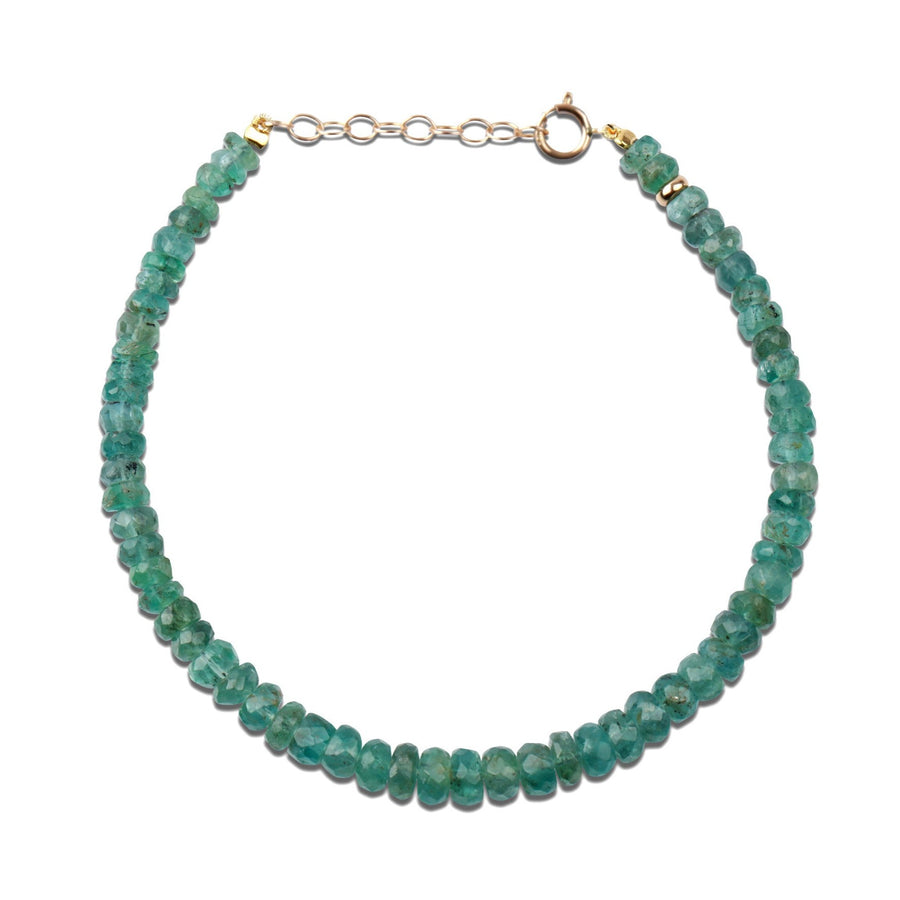 May Birthstone Emerald Bracelet