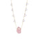 Ocean Rose Quartz Pearl Necklace