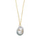 Ocean Diamond Pearl Necklace