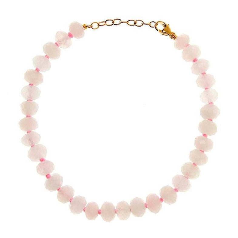 Pink Quartz Oracle Message Bracelets