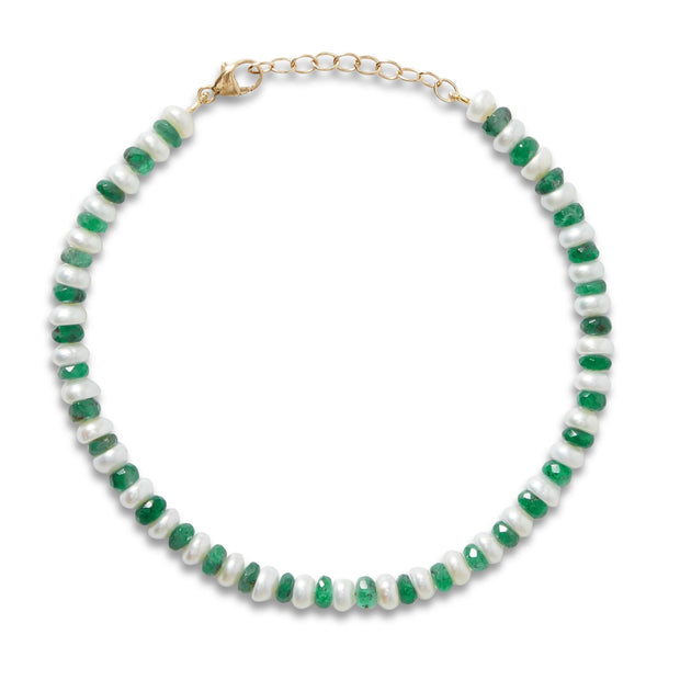 Ocean Pearl & Emerald Connection Bracelet