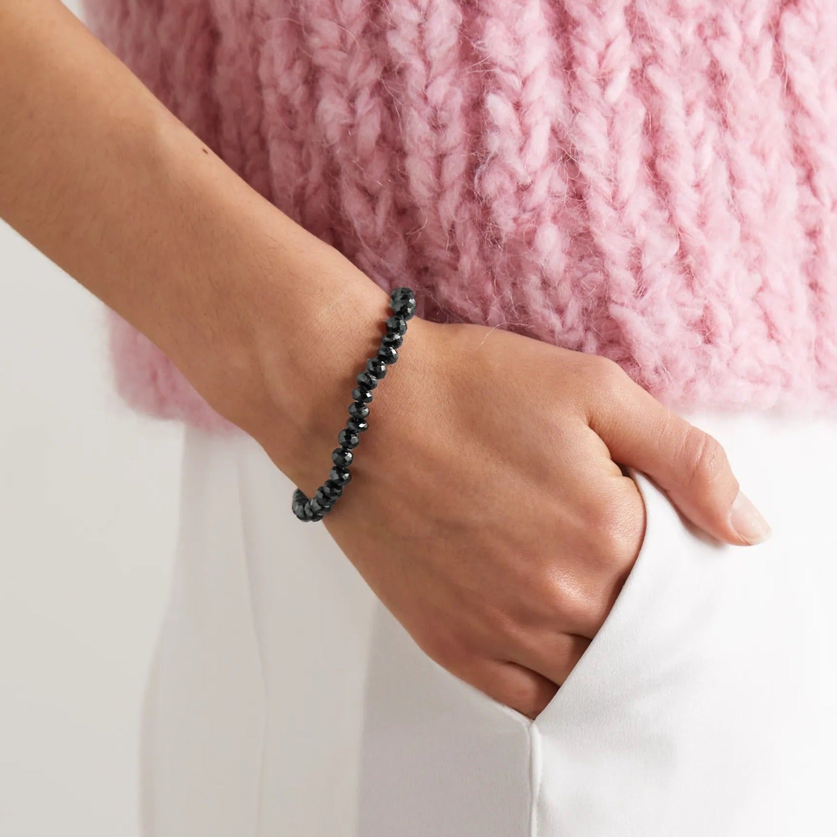 Oracle Black Spinel Bracelet