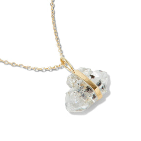 April Birthstone Herkimer Diamond Necklace