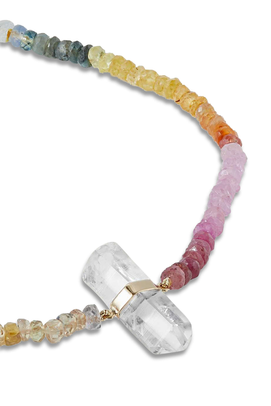 Arizona Light Rainbow Sapphire Crystal Charm Bracelet