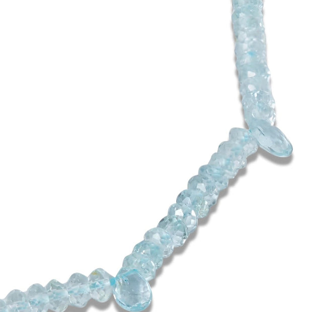 Arizona Aquamarine Drops Necklace